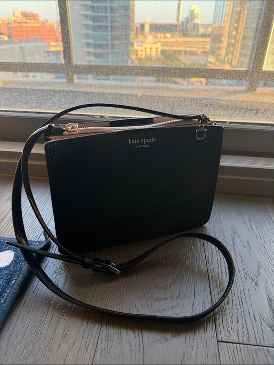 kate spade Handbags - Kate Spade New York Eva Triple Gusset Crossbody Black
